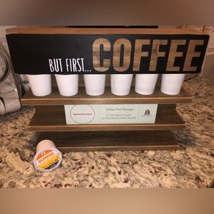 Coffee pod storage
